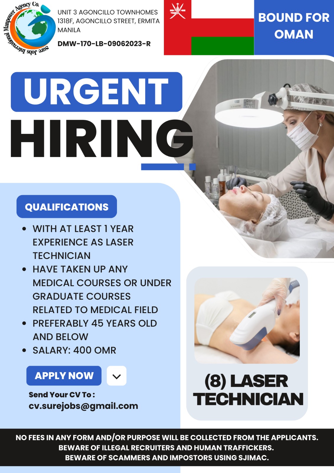 Job opening announcement
